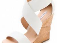 Diane von Furstenberg Opal Wedge Sandals