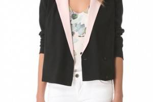 Diane von Furstenberg Pamela Soft Canvas Jacket