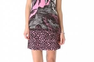 Diane von Furstenberg Short Sleeve Kivel Dress