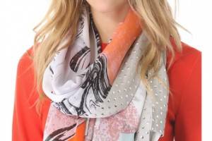 Diane von Furstenberg Spencer Embellished Scarf