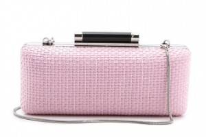 Diane von Furstenberg Tonda Raffia Clutch