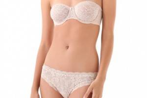 DKNY Intimates Signature Lace Unlined Strapless Bra