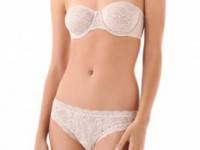 DKNY Intimates Signature Lace Unlined Strapless Bra
