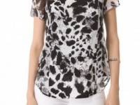 DKNY Scoop Neck Blouse