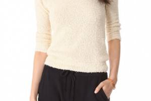 DKNY Textured Pullover