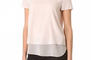 DKNY Tiered Hem Tee