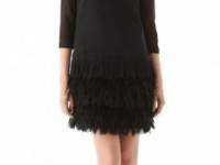 DKNY Tiered Lace Dress