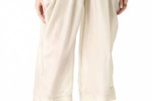 Donna Karan New York Full Leg Pants with Draped Pockets