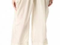 Donna Karan New York Full Leg Pants with Draped Pockets