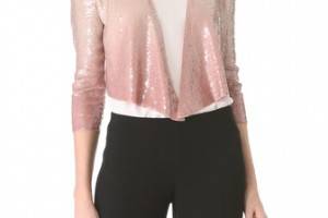 Donna Karan New York Sequined Cashmere Jacket