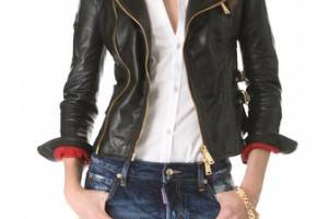 DSQUARED2 Cher Lapierre Leather Jacket