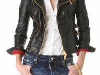 DSQUARED2 Cher Lapierre Leather Jacket