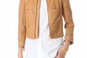 DSQUARED2 Croisette Leather Jacket