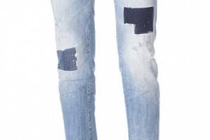 DSQUARED2 Patched Slim Jeans