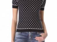 DSQUARED2 Polka Dot Knit Tee