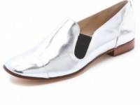 Elizabeth and James Court Metallic Loafers