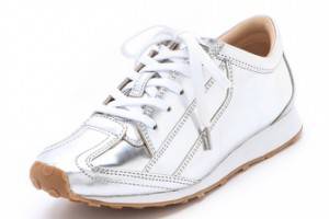 Elizabeth and James Evva Metallic Sneakers