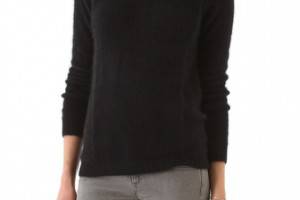 Enza Costa Angora Crew Sweater