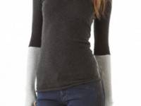 Enza Costa Cuffed Crew Neck Top