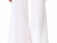 Enza Costa Linen Wide Leg Pants