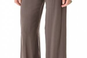 Enza Costa Ruched Flare Pants