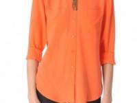 Equipment Carmen Two Pocket Blouse