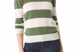 Equipment Shane Striped Cashmere Sweater