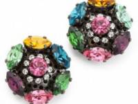 Erickson Beamon Modern Moghul Stud Earrings