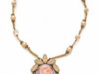 Erickson Beamon Pretty in Punk Cameo Necklace