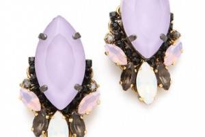 Erickson Beamon Pretty in Punk Cluster Earrings