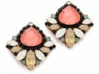 Erickson Beamon Pretty in Punk Stud Earrings