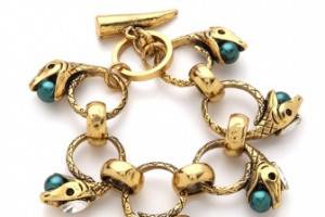 Fallon Jewelry Rattlesnake Linked Bracelet