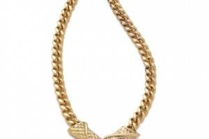 Fallon Jewelry Snake V Pendant Necklace