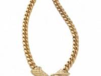 Fallon Jewelry Snake V Pendant Necklace