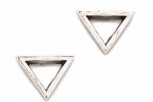 FELIKS+ADRIK Cutout Triangle Earrings