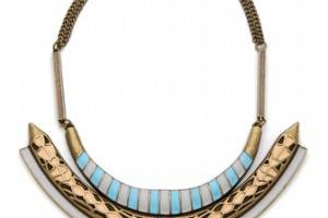 FELIKS+ADRIK Enamel Python Bib Necklace