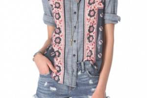 Free People Born Free Button Down