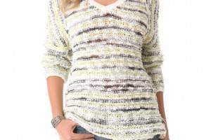 Free People Marled Songbird Pullover