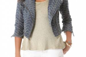 Free People Punched Moto Jacket