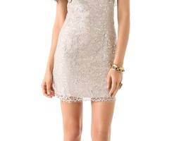 Free People Shimmer Lace Bodycon Dress