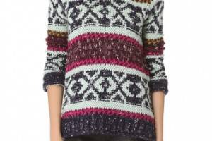 Free People Silver Reed Pullover