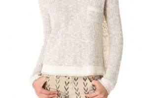 Free People Sweet Jane Lace Back Pullover