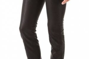 Free People Vegan Leather Skinny Pants