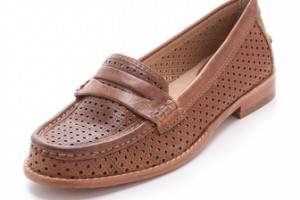 Frye Dalia Perf Penny Loafers