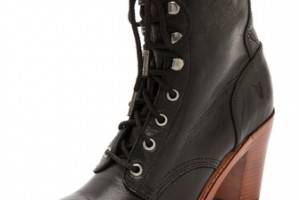 Frye Lucy Lace Up Booties