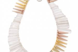 Gemma Redux Cracked Crystal Asymmetrical Necklace