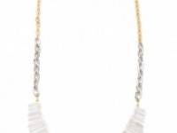 Gemma Redux Cracked Crystal Long Bib Necklace