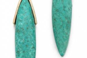 Gemma Redux Linear Turquoise Studs