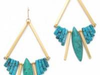 Gemma Redux Turquoise Bar Earrings