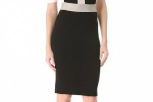 Giambattista Valli Colorblock Knit Dress